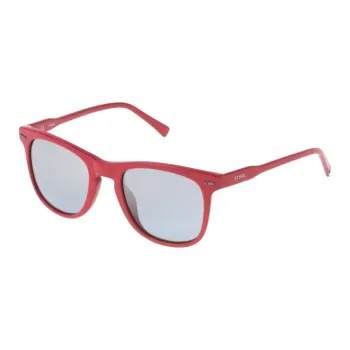 Sting Acetate Irregular Shape Sunglasses Unisex Red