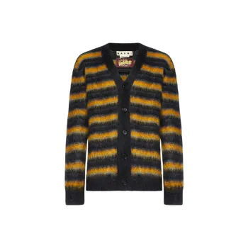 MARNI V Neck Long Sleeve Cardigan
