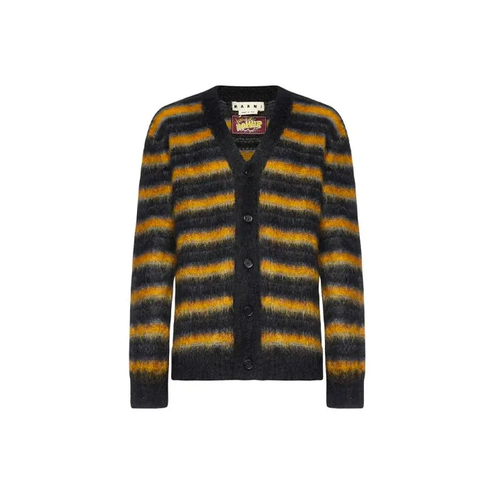 MARNI V Neck Long Sleeve Cardigan-0