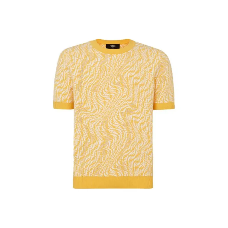 FENDI Sweaters Men Yellow-0