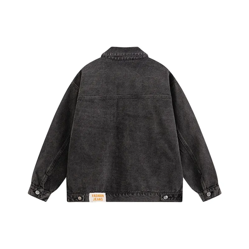 NAXUSTO Denim Jackets Unisex-4