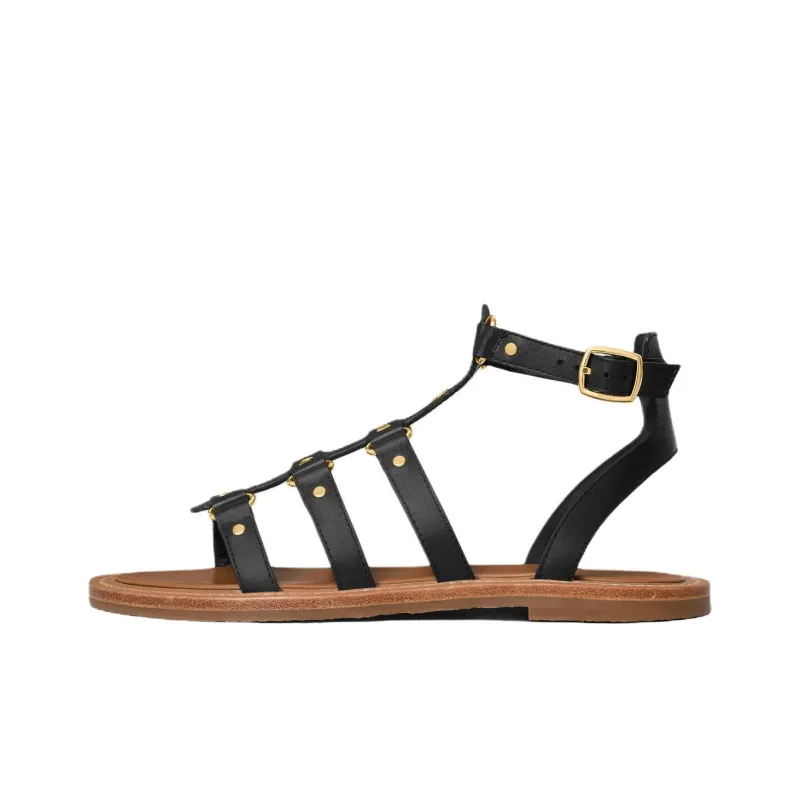 CELINE Lympia Roman Sandals Women's Black-0