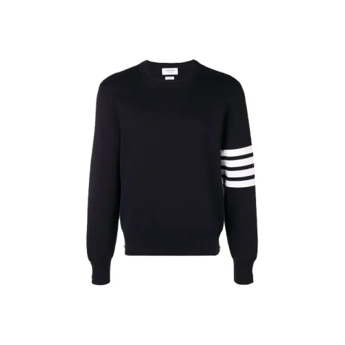 THOM BROWNE 4 Bar Crewneck Jumper