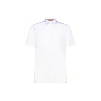 Burberry Logo Embroidered Short Sleeved Shirt