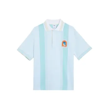 PUMA APRÈSCOURT APRES COURT SHORT SLEEVE Polo Shirt Unisex White