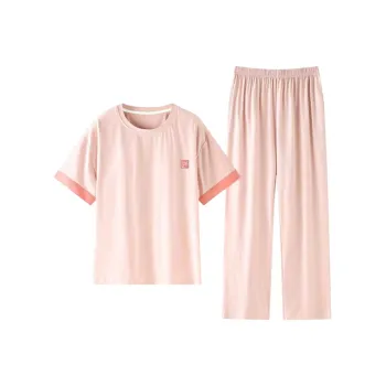 ZAO FU NIAO Pajama Set Women's Cherry Pink
