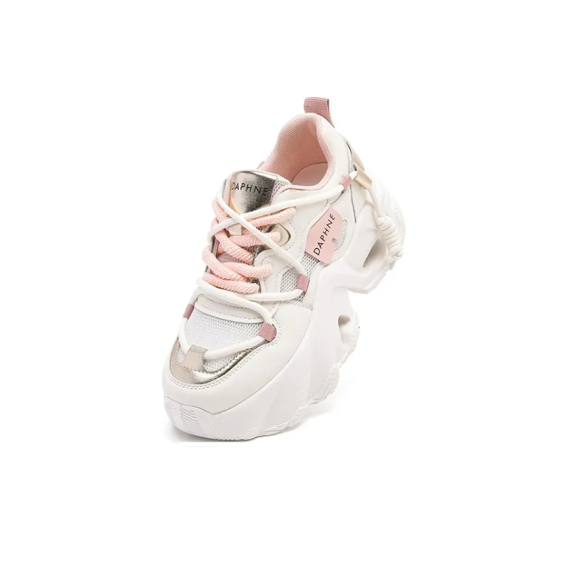 DAPHNE Anti-Slip Wear-Resistant Low-Top Chunky Sneakers Women's-19