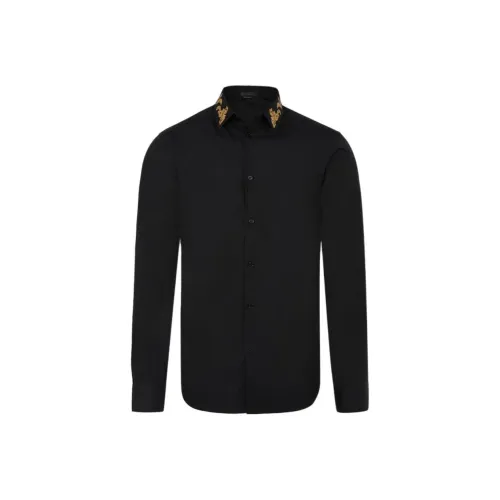 VERSACE Shirts Men Black
