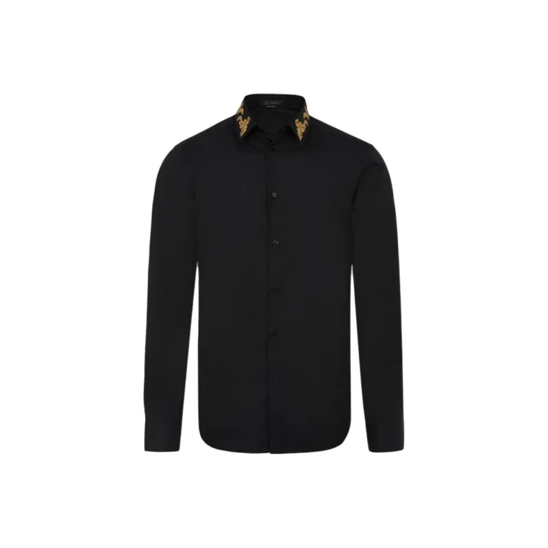 VERSACE Shirts Men Black-0
