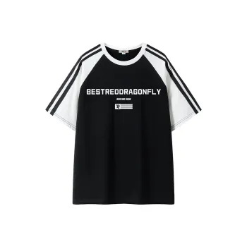 RED DRAGONFLY T Shirt Unisex Black & White