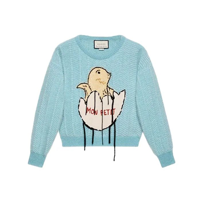 GUCCI Chic Egg Cropped Jumper-0