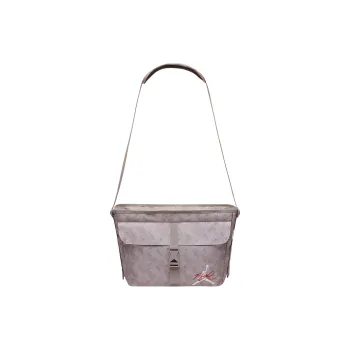 Jordan Polyester Shoulder Bag Crossbody Bag Regular Unisex Puzzle Stone Gray