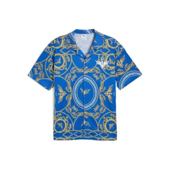 PUMA Playera Basquet Melo Dorada Para Hombre