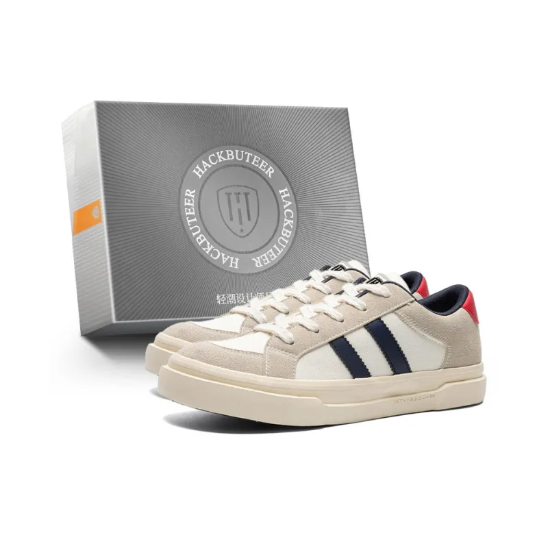 HACKBUTEER Low Top Canvas Shoes Men's Box Included-6