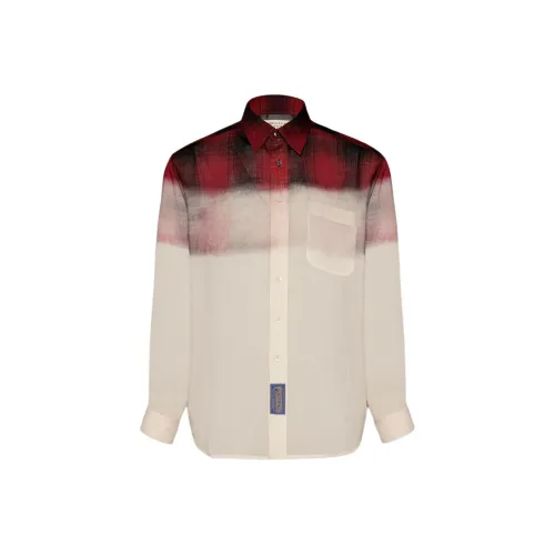 Maison Margiela Pendleton Checked Faded Effect Shirt