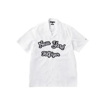 Tommy Hilfiger WCC POPLIN ARTWORK SHIRT S/S Shirt Men's White