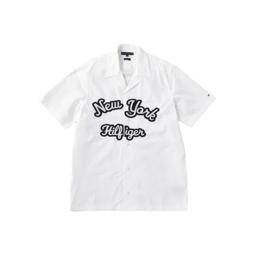 Tommy Hilfiger WCC POPLIN ARTWORK SHIRT S/S Shirt Men's White