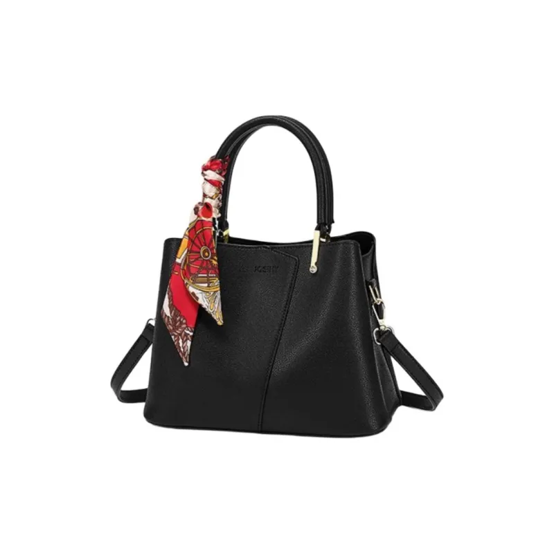 JOSINY Fabric, Synthetic Leather One Shoulder Handbag Medium Size Women's Multicolor-16