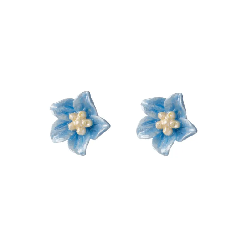 UABA 925 Sterling Silver Stud Earrings Women's-0