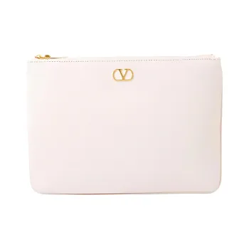 Valentino VLogo Signature Zip Up Clutch Bag