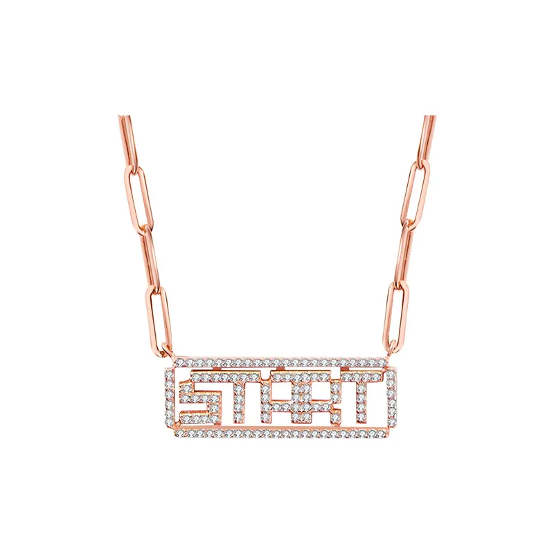 Agatha 925 Sterling Silver Collarbone Chain Necklace Unisex-0