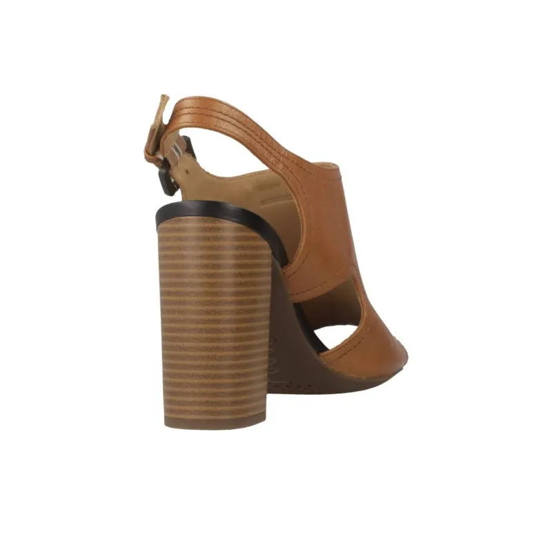 GEOX Audalies One Strap Sandals Women's Brown-5