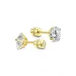 Gold-Starry Sky Stud Earrings (3MM)