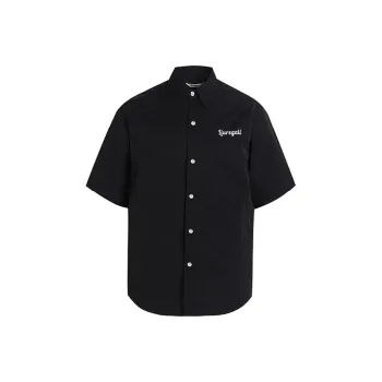 LIUREGALI Shirts Men Black