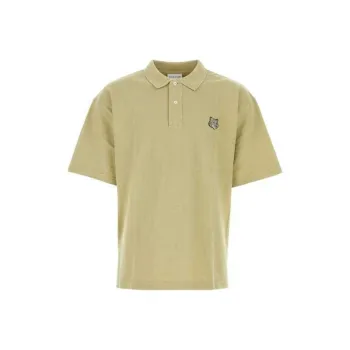 Maison Kitsune Bold Fox Head Patch Oversized Polo Shirt
