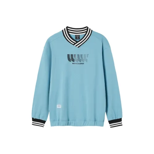 Diesel slogan-embroidery hoodie Blue