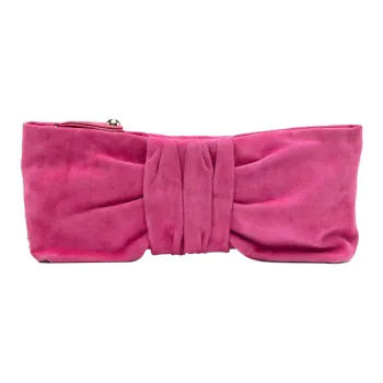 MOSCHINO Bow Clutch Bag