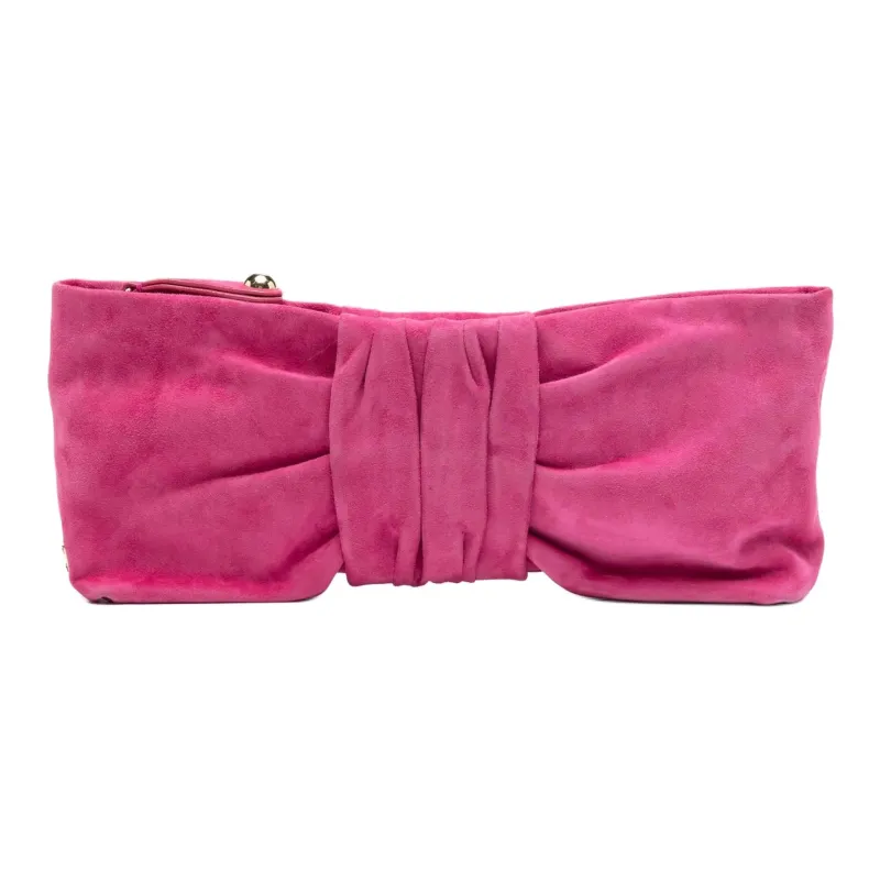 MOSCHINO Bow Clutch Bag-0
