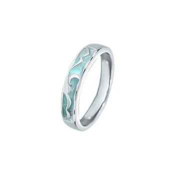 KING TAI SANG S925 Silver Rings Unisex