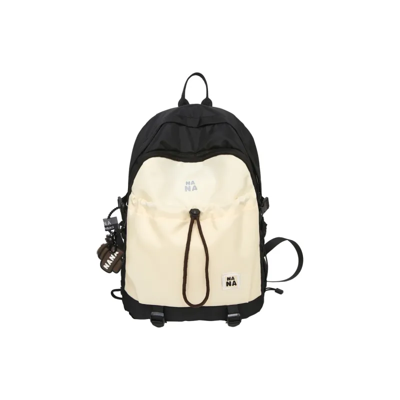 Single Warehouse Nylon Backpack Unisex Black/Fruit Green/Brown/Blue/Orange-16