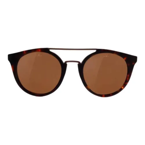 Vuarnet Acetate Aviator Sunglasses Unisex Tortoiseshell