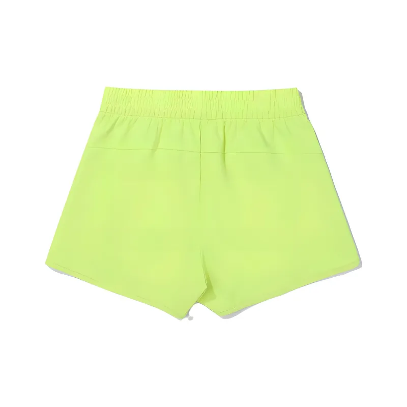 FILA Casual Shorts Women's Yellow Green-1