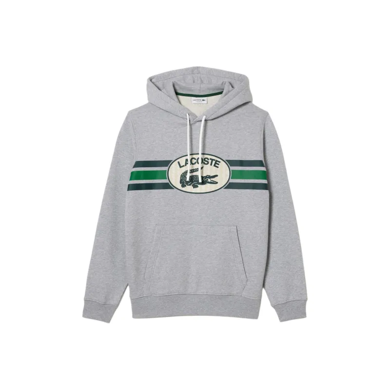 LACOSTE Logo print Cotton Hoodie-0
