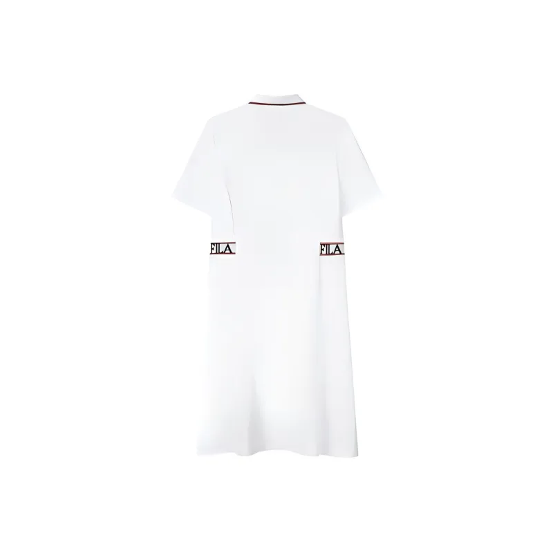 FILA Short Sleeved Dresses Women's Standard White-1