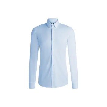 HUGO BOSS Shirts Men Blue