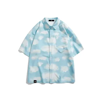 ROBINHOOD Shirt Unisex Cloud On Blue