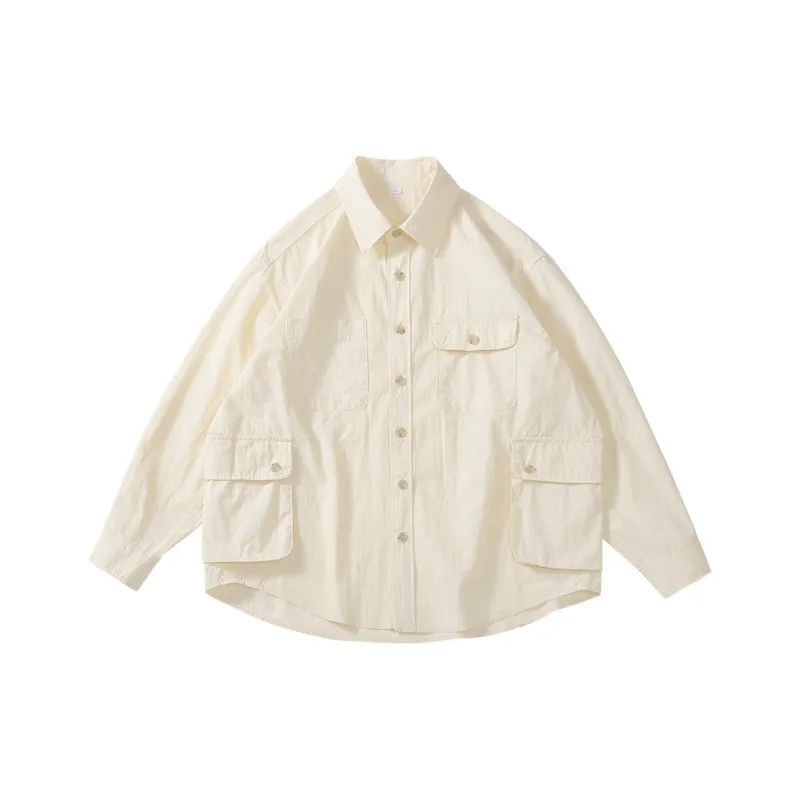 SET FUNS Style Shirt Spring And Fall Season Unisex-5