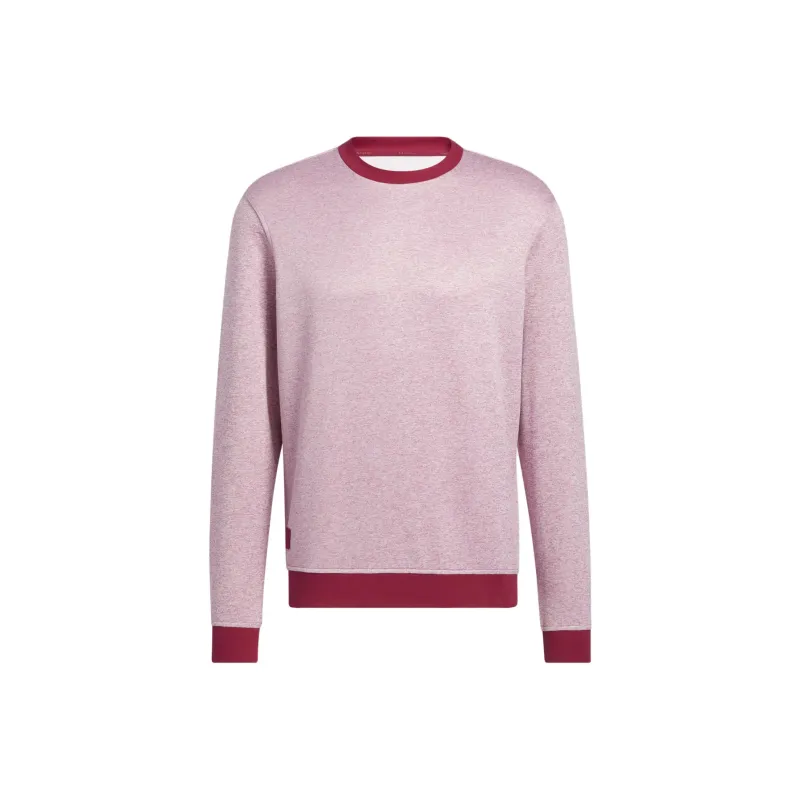 Adidas GO-TO CREWNECK PULLOVER Sweatshirt Men's Traditional Burgundy Red / Near Pink-0