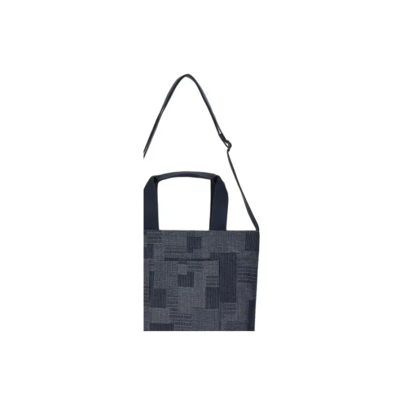 Levi's Cotton Blend Tote Bag, Shopping Bag, Shoulder Bag, Crossbody Bag, Handbag Regular Men's Dark Blue-2