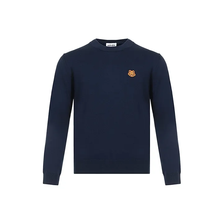 KENZO Classic Tiger Head Knitwear Men's Navy-0