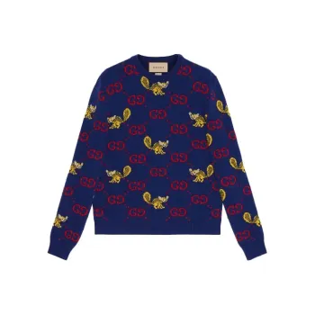 GUCCI x Freya Hartas FW21 Sweater Men's Blue