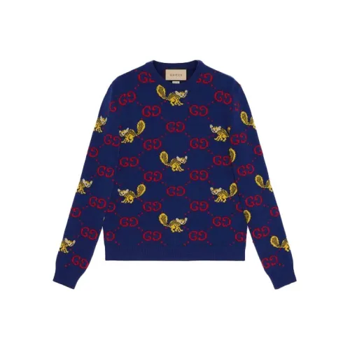 GUCCI x Freya Hartas FW21 Sweater Men's Blue