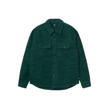 Stussy Boucle Wool Cpo Shirt