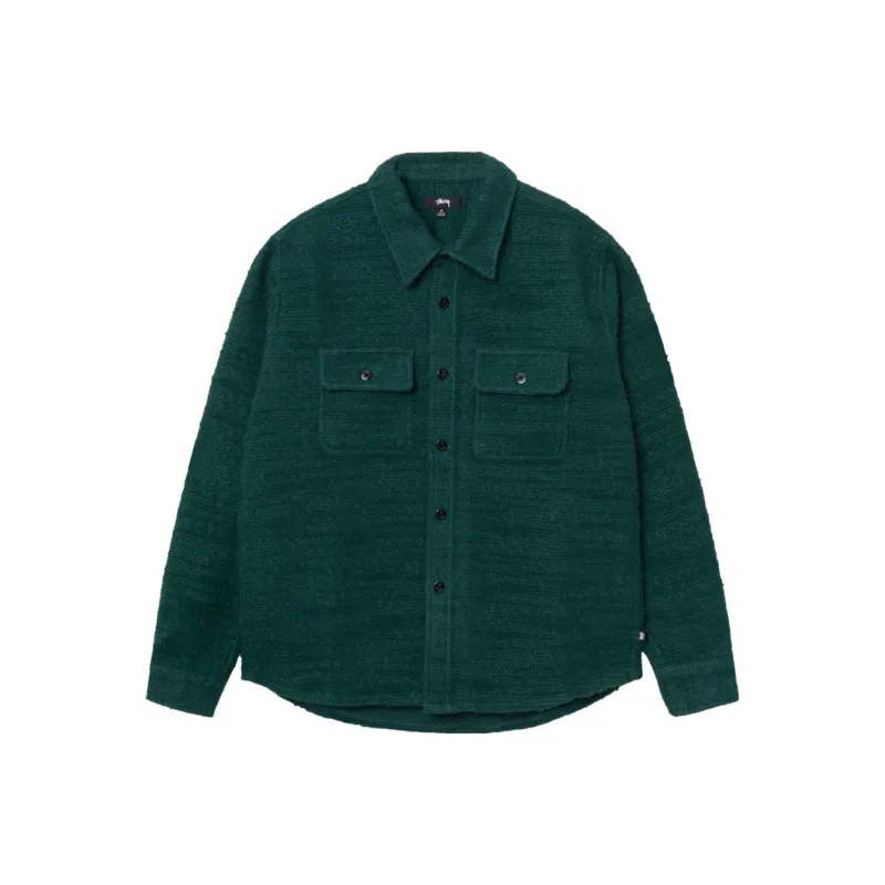 Stussy Boucle Wool Cpo Shirt-0
