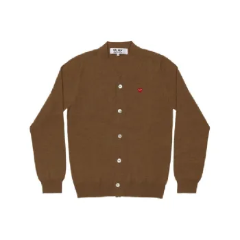 CDG Play Sweaters Men Brown