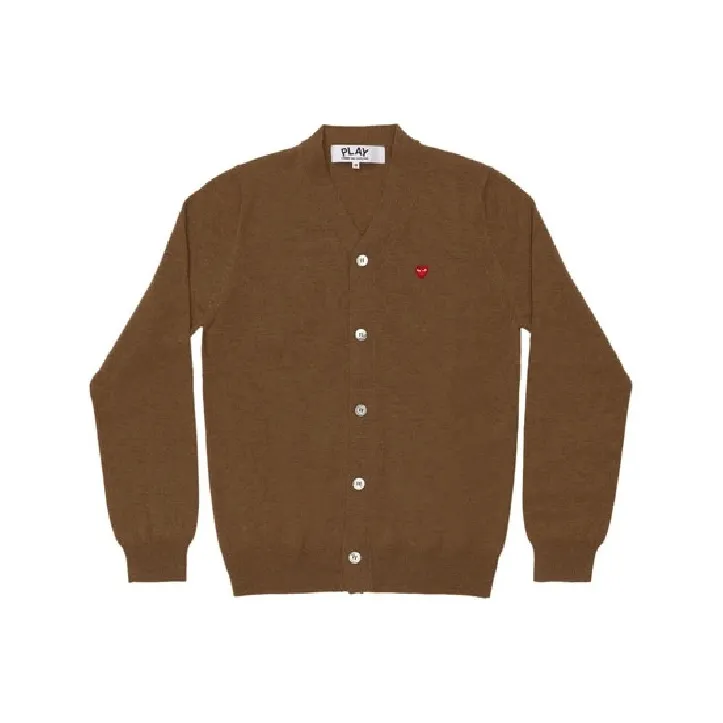 CDG Play Sweaters Men Brown-0